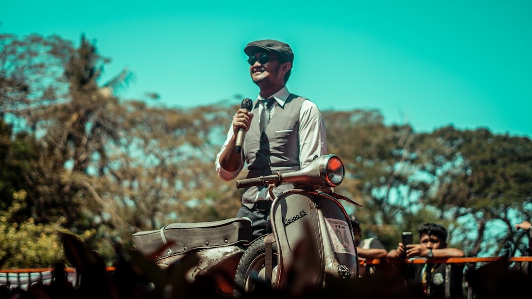 politician giving speech