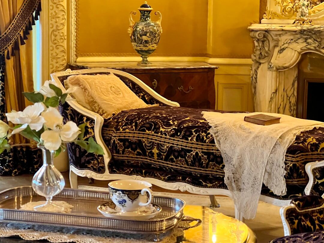 luxury french villa interior
