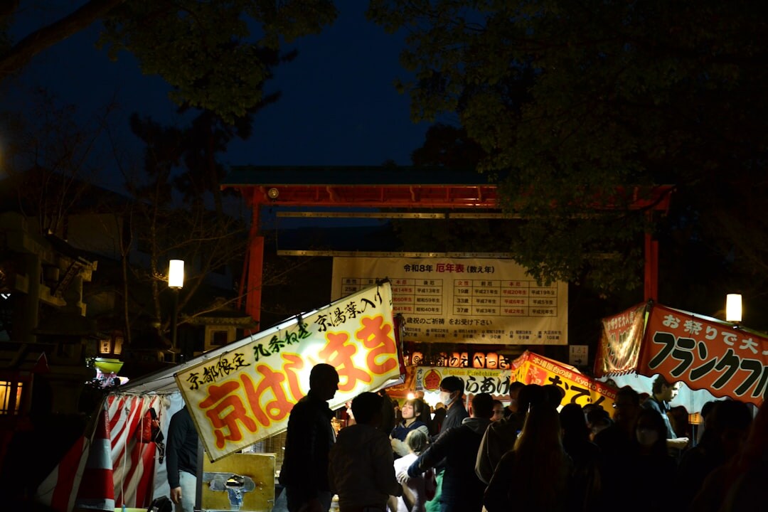 local festival crowd